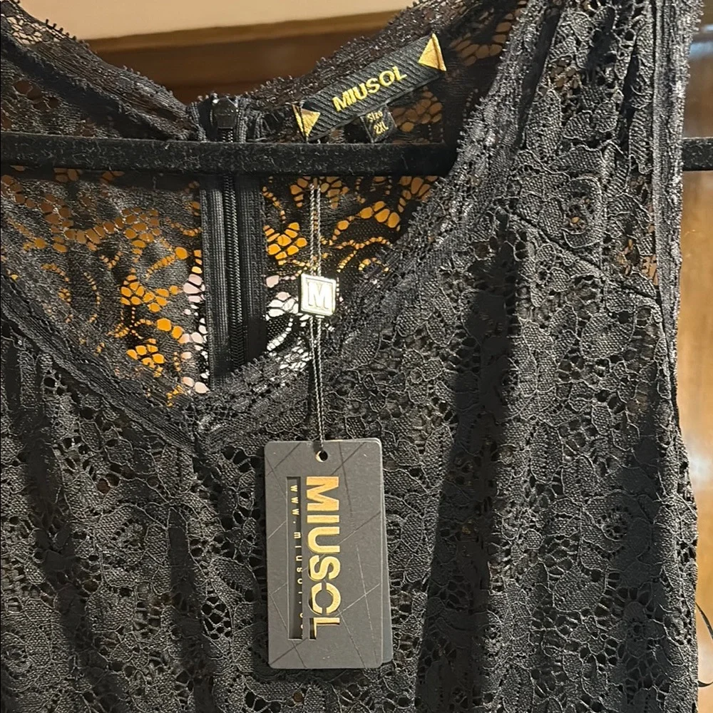 Elegant Black Lace Evening Dress - Picture 5 of 5